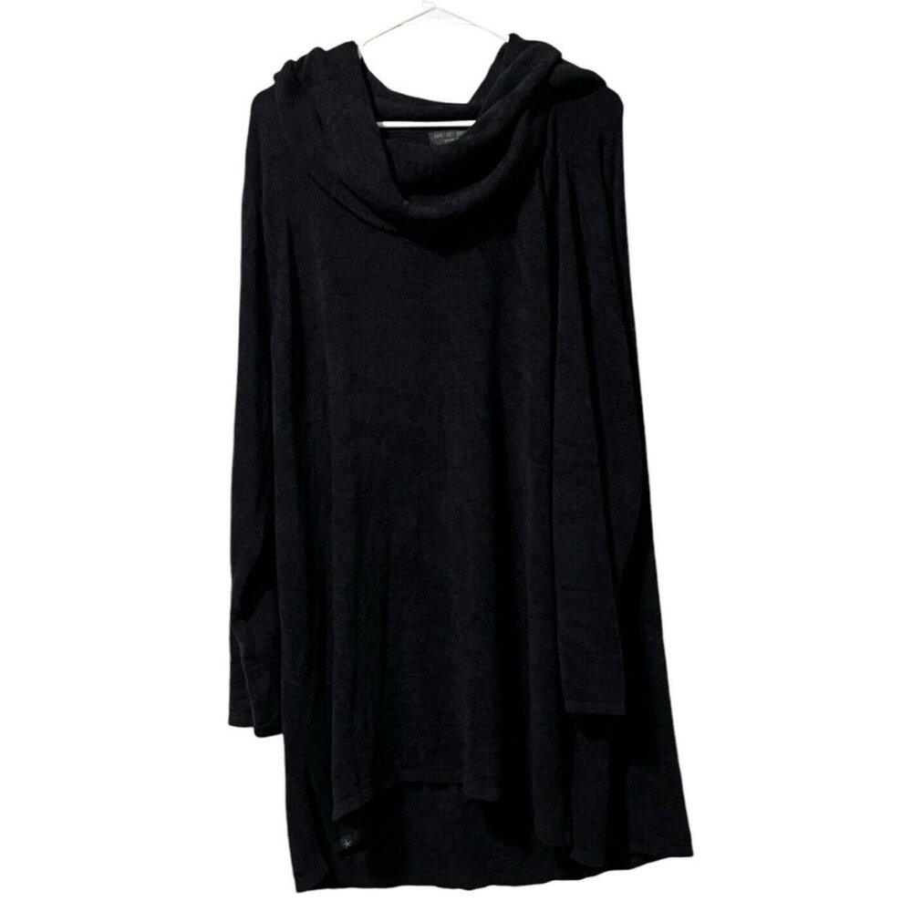 Barefoot Dreams CozyChic UltraLite Cowlneck Pullover Black‎ BDWCU1623